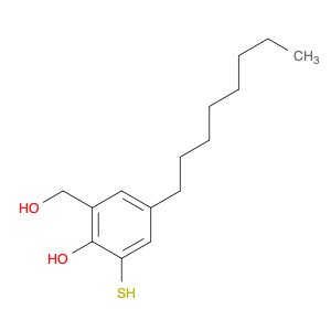 Benzenemethanol, 2-hydroxy-3-mercapto-5-octyl-