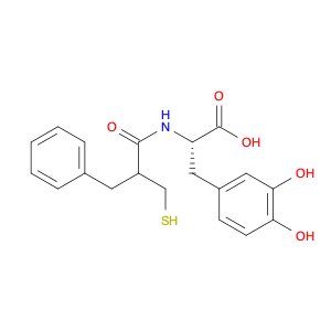 L-Tyrosine, 3-hydroxy-N-[2-(mercaptomethyl)-1-oxo-3-phenylpropyl]-
