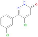 3(2H)-Pyridazinone,5-chloro-6-(3-chlorophenyl)-