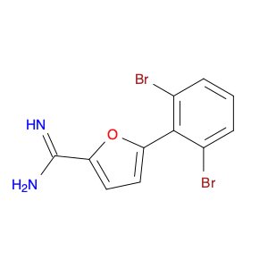 2-Furancarboximidamide, 5-(2,6-dibromophenyl)-