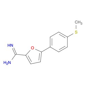 2-Furancarboximidamide, 5-[4-(methylthio)phenyl]-