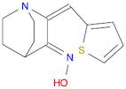 1-Azabicyclo[2.2.2]octan-3-one, 2-(2-thienylmethylene)-, oxime, (E,E)-