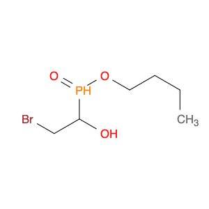 Phosphinic acid, (2-bromo-1-hydroxyethyl)-, butyl ester