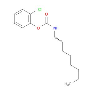 Carbamic acid, 1-octenyl-, 2-chlorophenyl ester