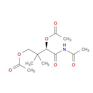 Butanamide, N-acetyl-2,4-bis(acetyloxy)-3,3-dimethyl-, (R)-