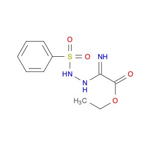 Acetic acid, imino[2-(phenylsulfonyl)hydrazino]-, ethyl ester