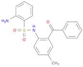 Benzenesulfonamide, 2-amino-N-(2-benzoyl-4-methylphenyl)-