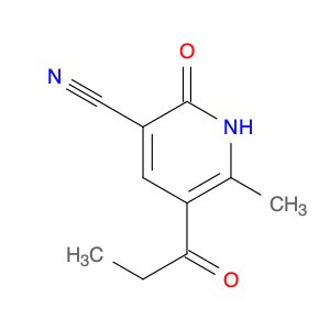 3-Pyridinecarbonitrile, 1,2-dihydro-6-methyl-2-oxo-5-(1-oxopropyl)-
