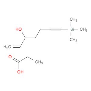 1-Hepten-6-yn-3-ol, 7-(trimethylsilyl)-, propanoate