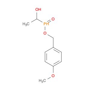 Phosphinic acid, (1-hydroxyethyl)-, (4-methoxyphenyl)methyl ester