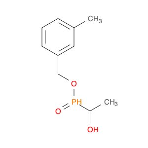 Phosphinic acid, (1-hydroxyethyl)-, (3-methylphenyl)methyl ester