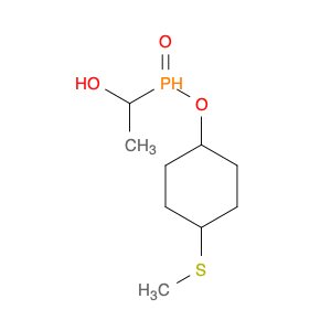 Phosphinic acid, (1-hydroxyethyl)-, 4-(methylthio)cyclohexyl ester