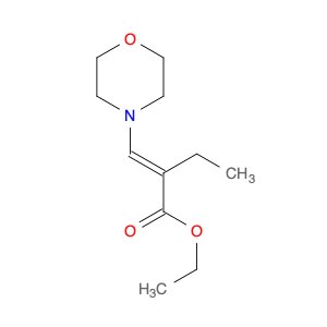 Butanoic acid, 2-(4-morpholinylmethylene)-, ethyl ester, (E)-