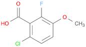 6-Chloro-2-fluoro-3-methoxybenzoic acid