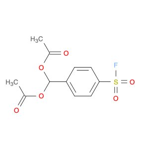 (acetyloxy)[4-(fluorosulfonyl)phenyl]methyl acetate