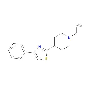 Piperidine, 1-ethyl-4-(4-phenyl-2-thiazolyl)-