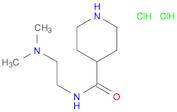 N-[2-(dimethylamino)ethyl]piperidine-4-carboxamide dihydrochloride