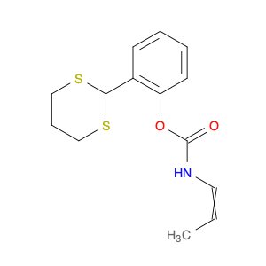 Carbamic acid, 1-propenyl-, 2-(1,3-dithian-2-yl)phenyl ester