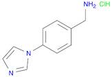 (4-(1H-Imidazol-1-yl)phenyl)methanamine hydrochloride