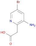 2-(3-Amino-5-bromopyridin-2-yl)acetic acid