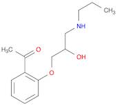 Ethanone, 1-[2-[2-hydroxy-3-(propylamino)propoxy]phenyl]-