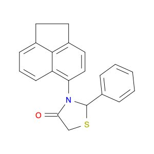 4-Thiazolidinone, 3-(1,2-dihydro-5-acenaphthylenyl)-2-phenyl-