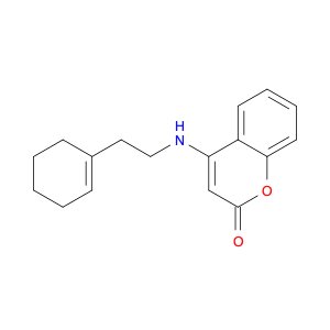 2H-1-Benzopyran-2-one, 4-[[2-(1-cyclohexen-1-yl)ethyl]amino]-