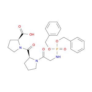 L-Proline, 1-[1-[N-[bis(phenylmethoxy)phosphinyl]glycyl]-L-prolyl]-
