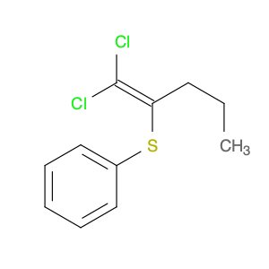 Benzene, [[1-(dichloromethylene)butyl]thio]-