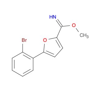 2-Furancarboximidic acid, 5-(2-bromophenyl)-, methyl ester