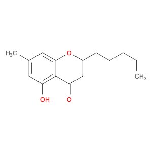 4H-1-Benzopyran-4-one, 2,3-dihydro-5-hydroxy-7-methyl-2-pentyl-