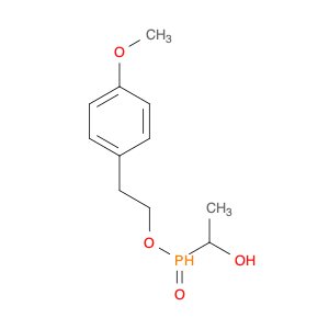 Phosphinic acid, (1-hydroxyethyl)-, 2-(4-methoxyphenyl)ethyl ester