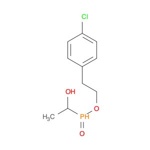 Phosphinic acid, (1-hydroxyethyl)-, 2-(4-chlorophenyl)ethyl ester