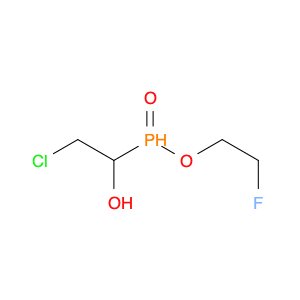 Phosphinic acid, (2-chloro-1-hydroxyethyl)-, 2-fluoroethyl ester