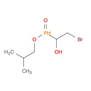 Phosphinic acid, (2-bromo-1-hydroxyethyl)-, 2-methylpropyl ester