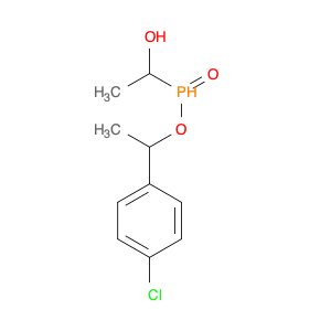 Phosphinic acid, (1-hydroxyethyl)-, 1-(4-chlorophenyl)ethyl ester