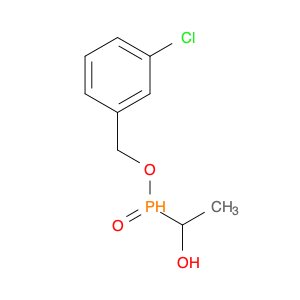 Phosphinic acid, (1-hydroxyethyl)-, (3-chlorophenyl)methyl ester