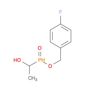 Phosphinic acid, (1-hydroxyethyl)-, (4-fluorophenyl)methyl ester