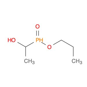 Phosphinic acid, (1-hydroxyethyl)-, propyl ester