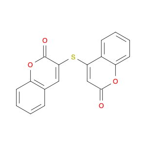 2H-1-Benzopyran-2-one, 3-[(2-oxo-2H-1-benzopyran-4-yl)thio]-
