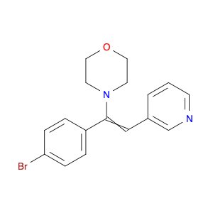 Morpholine, 4-[1-(4-bromophenyl)-2-(3-pyridinyl)ethenyl]-