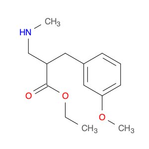 Ethyl 2-(3-methoxybenzyl)-3-(methylamino)propanoate