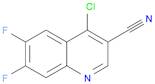 4-Chloro-6,7-difluoroquinoline-3-carbonitrile