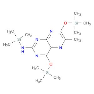 2-Pteridinamine, 6-methyl-N-(trimethylsilyl)-4,7-bis[(trimethylsilyl)oxy]-