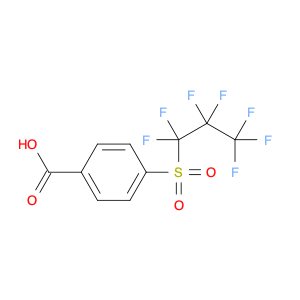 Benzoic acid, 4-[(heptafluoropropyl)sulfonyl]-
