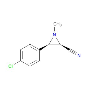 2-Aziridinecarbonitrile, 3-(4-chlorophenyl)-1-methyl-, cis-