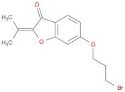 3(2H)-Benzofuranone, 6-(3-bromopropoxy)-2-(1-methylethylidene)-