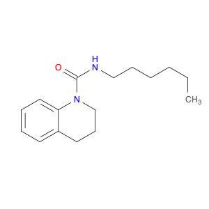 1(2H)-Quinolinecarboxamide, N-hexyl-3,4-dihydro-