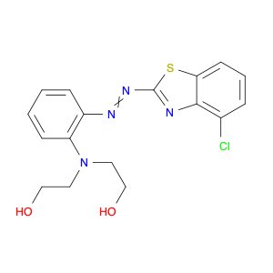 Ethanol, 2,2'-[[[(4-chloro-2-benzothiazolyl)azo]phenyl]imino]bis-