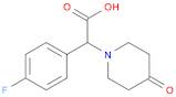 2-(4-Fluorophenyl)-2-(4-oxopiperidin-1-yl)acetic acid